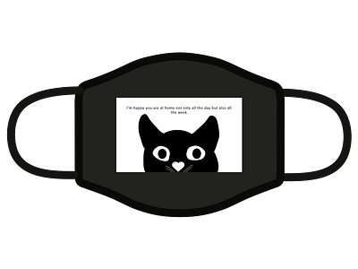 comic cat mask 2020 2020design cat cat owners covid 19 covid19 design mask maskdesign masks ui uidesign ux