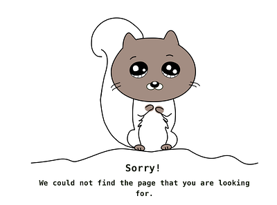 404 page 404 404 error 404 error page 404page design error error page squirrel ui uidesign ux web