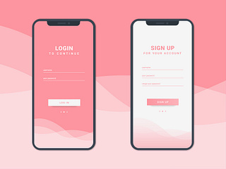 Day 004 - Login & Signup form by dhimasabdi | uiux designer on Dribbble