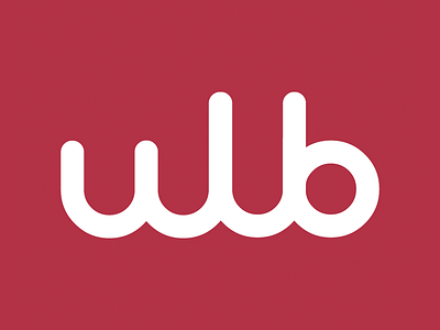 Wub Logo branding flat font identity letters logo logotype simple tee tshirt type wub