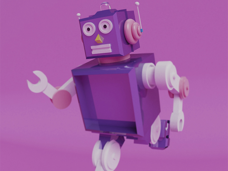 Robot 1 ready! by The Cool Cyborg on Dribbble