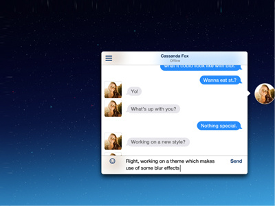 iOS 7 like Chat Heads