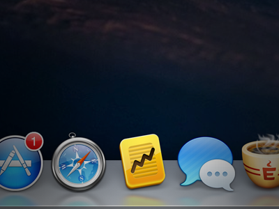 A new icon is born. bar gold icon mac osx sales trends
