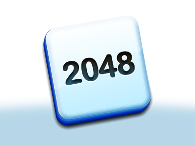 2048 Tiles! 2048 game gloss icon mac plastic tile