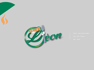 Léon de Bruxelles illustration illustrator logo logotype