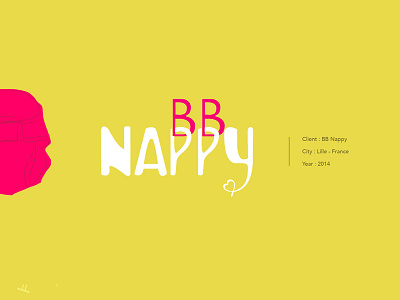 Bb nappy illustration illustrator logo logotype