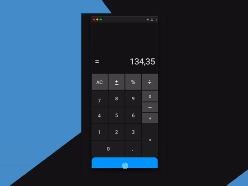 DailyUI #004 - Calculator by Heysabbinah on Dribbble