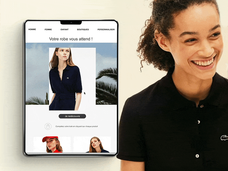 Lacoste Decision Tree branding design email design invisionstudio newsletter responsive ui ux