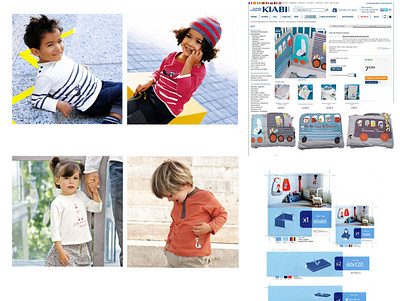 Design Textile For Kiabi (French Brand) baby clothes color design textile design textile pattern