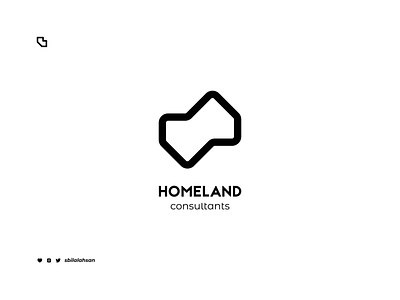 Home Land Consultants bespoke logo branding design logo logo concept logo design logos