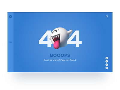 Daily UI Design Challenge #008 — 404