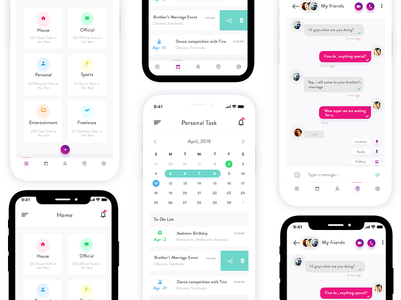 Inspirasi #29 - UI / UX Design To - Do Web & App