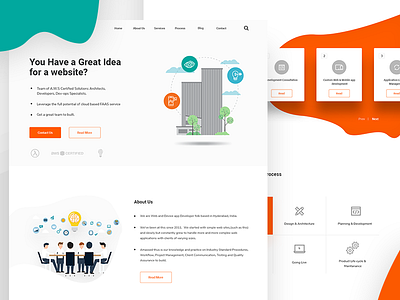 Landing page illustration landing page mockup new site solid trend ui web