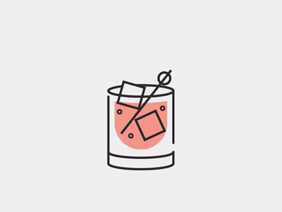 Cocktail Icon Designs Themes Templates And Downloadable Graphic Elements On Dribbble