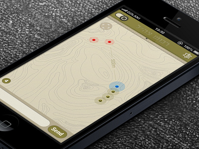 Military App app application green idf ios navigation ui