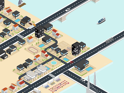 Isometric Islands