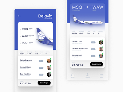 Flight Booking UI Concept belavia booking chek in concept flight app flight booking flight search