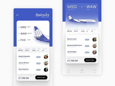 Flight Booking UI Concept