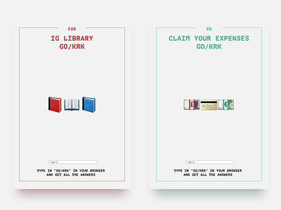 GO/KRK Posters Series (2/3) emoji expenses hr library office poster print