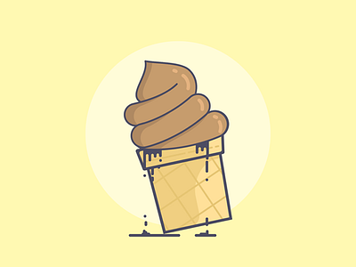 Ice Cream candy ice ice cream illustration poop shit vector
