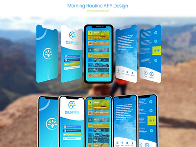 HIT SAVERS mobile App design