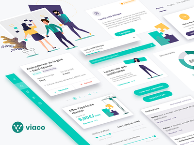 Viaco - The cross-network of construction sites and actors !