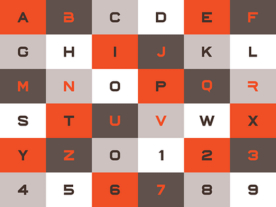 Roaster's Block Font Family artdirection branding brown design family font modern orange typography