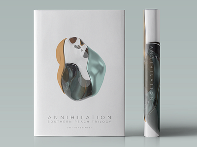 Annihilation 3d 3ddesign 3dmodel abstract abstract art abstract design annihilation book bookart bookcover bookdesign cover coverart coverdesign design dust dustjacket graphic graphicdesign jacket