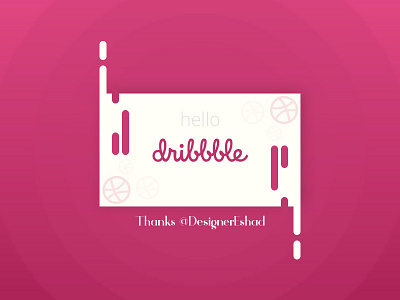 Hello Dribbble by Paulo Müzel on Dribbble