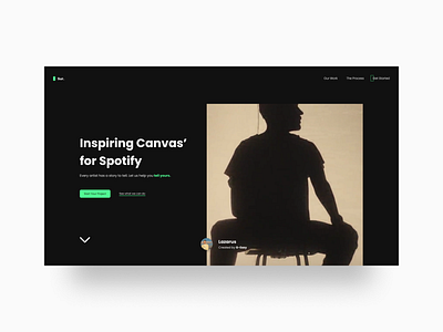 Spotify Canvas Designer Concept