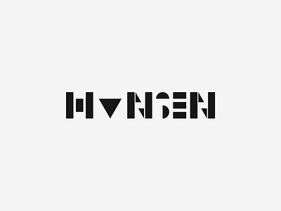 HVNSEN Letterform ( B&W versions )