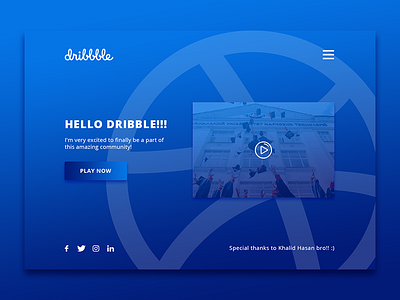 Hello Dribbble!!