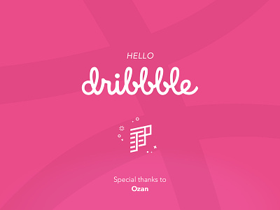 Hello dribbble brand branding clean design icon identity illustration lettering logo minimal portfolio type typography vector