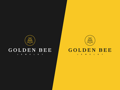 Golden Bee Jewelry bee branding creative design gfx golden graphics icon illustration illustrator inspiration jewelry logo logo design post redesign typography vector