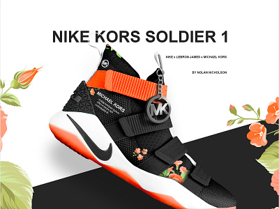 Nike Kors Soldier 1 custom design custom shoe design edit gfx graphics hypebeast inspiration michael kors nike post redesign shoe