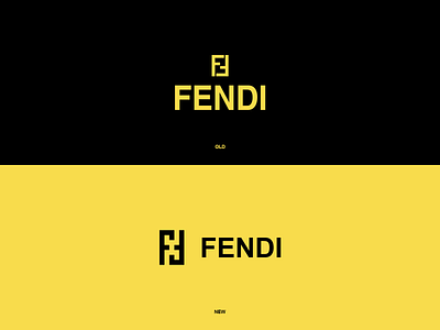 Fendi Text effect and logo design Brand