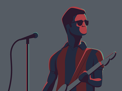Noel Gallagher design illustration