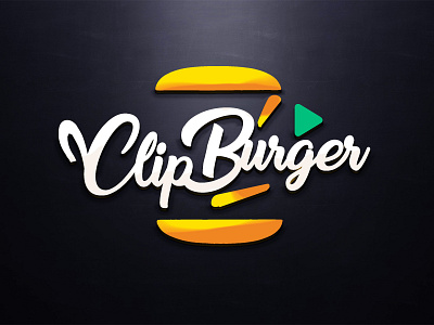 clipburger final branding custom design flat graphic design icon logo logo design minimal vector