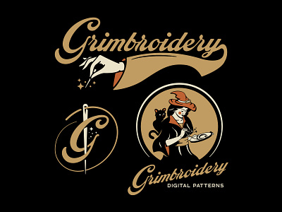 Grimbroidery - Branding