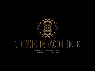 Time Machine - Branding 3d print brand clock eye eyes gear gears geometric hourglass illustrator logo machine mechanical print tattoo time timemachine vector vintage vintage logo