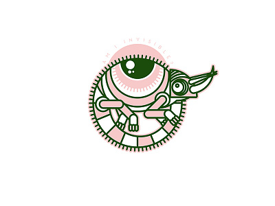 CHAMELEON chameleon design eye illustration invisible