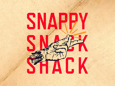 SNAPPY SNACK SHACK comedy dark design fan film hand heather horror illustration movie