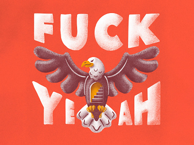 AMERICA! america american bird eagle jully 4th typography