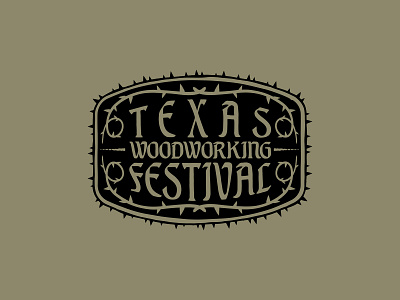 Texas Woodworking Festival - Crest Design badge badge design badge logo brand branding patch texas wood woodworking