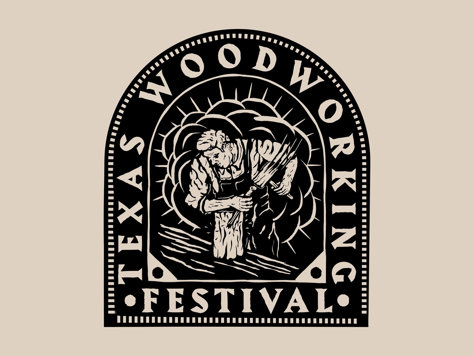 Texas Woodworking Festival Arch Design by Nolan Fleming on Dribbble