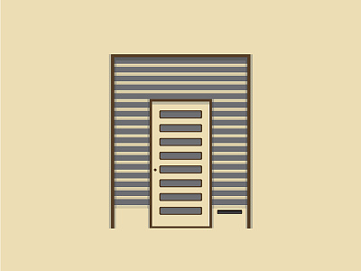 "The Door" design door illustration