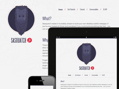 Responsive Sasquatch design mobile responsive sasquatch web website