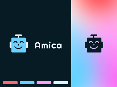 Amica | Logo for tech startup