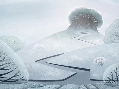 Tree Of Life - winter tree art concept design illustration storytelling tree visdev visual development