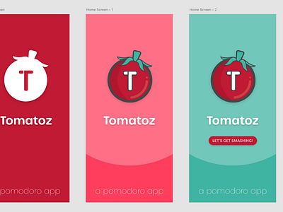 NEW! Tomatoz productivity app - Mobile App loading screen adobe adobe illustrator adobe xd adobexd adobexduikit app branding cool dribbble experiencedesign logo mobile mobile app mobile app design mobile apps mobile design mobile ui pomodoro ui ux